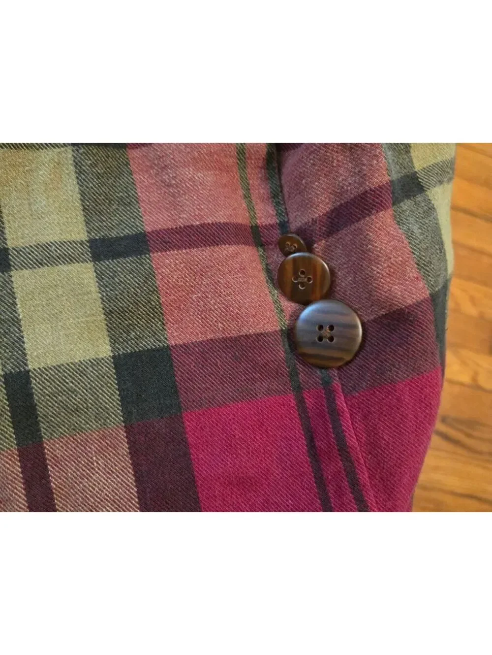 J.Crew Barn Jacket Olive Green Corduroy Collar Plaid Lined Chore Field Coat